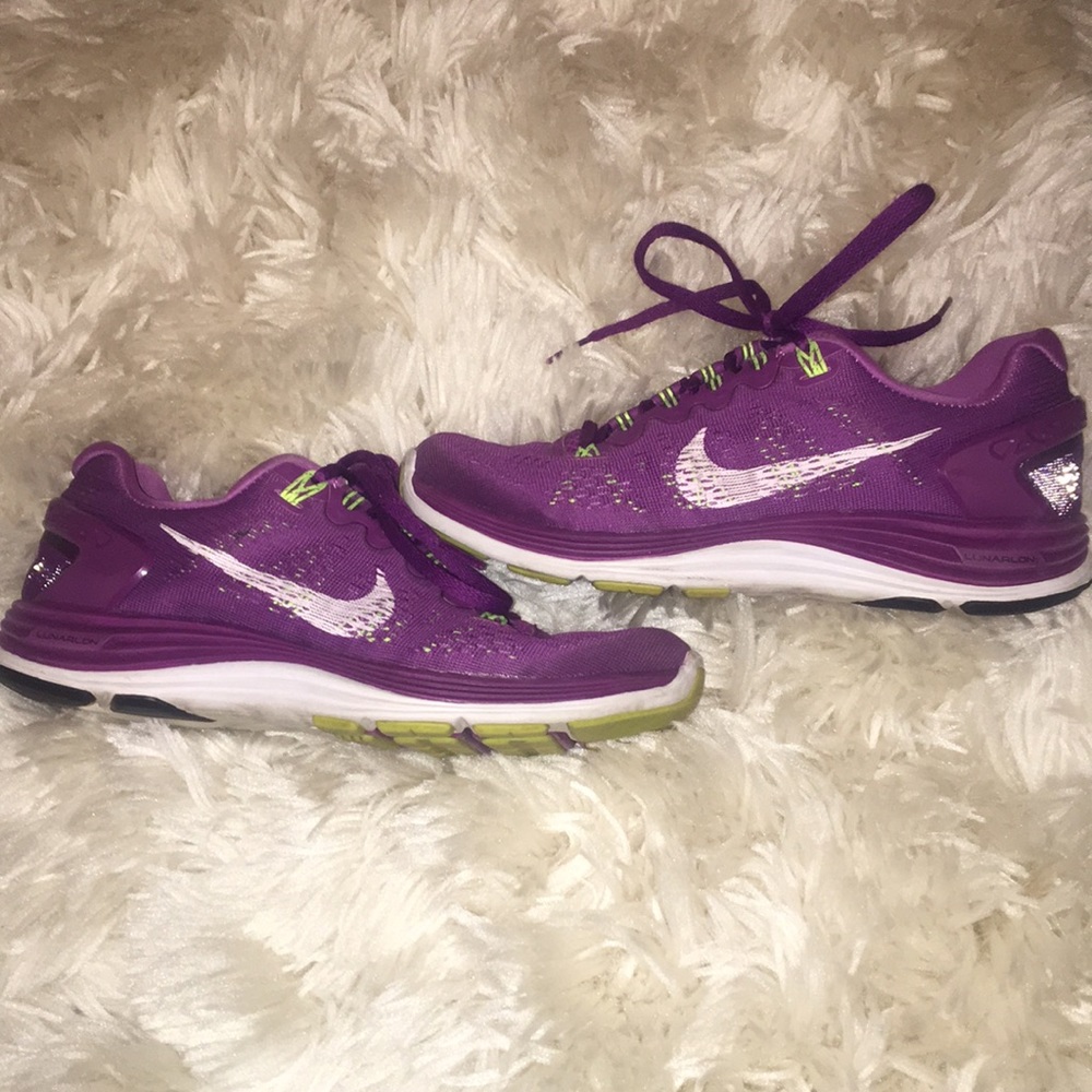 Nike Purple Sneakers: Size 6